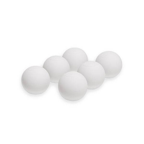 White Lacrosse Ball - 6 Pack - Top String Lacrosse