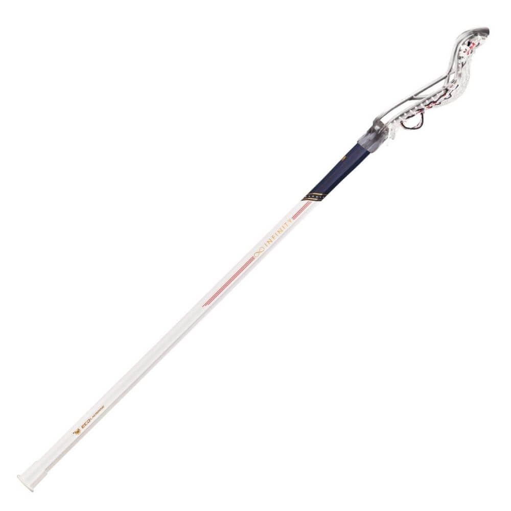 ECD Infinity Pro Clear USA 2021 Infinity Mesh Complete Women's Lacrosse Stick - Top String Lacrosse
