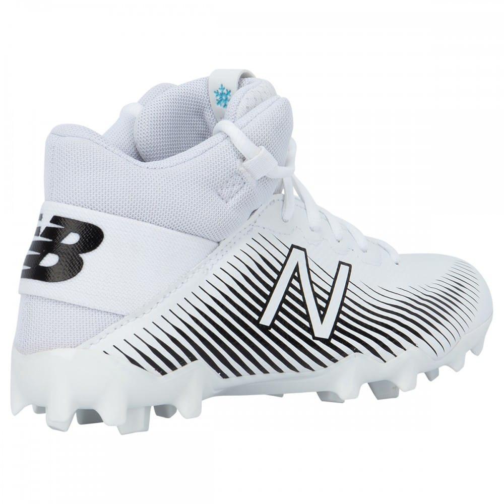New Balance Freeze 2.0 JR White Mid Lacrosse Cleat | Top String Lacrosse