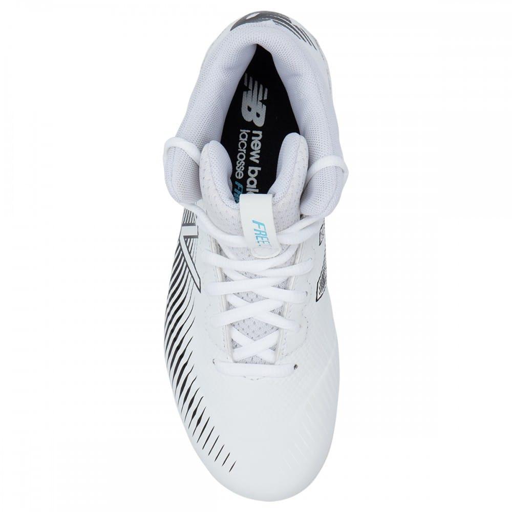 New Balance Freeze 2.0 JR White Mid Lacrosse Cleat | Top String Lacrosse