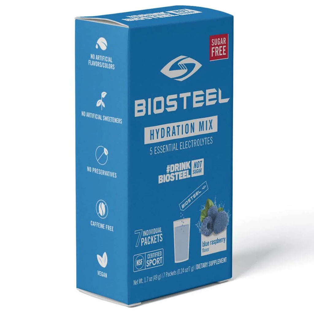 Biosteel Sports Hydration, Blue Raspberry Flavor, Zero Sugar