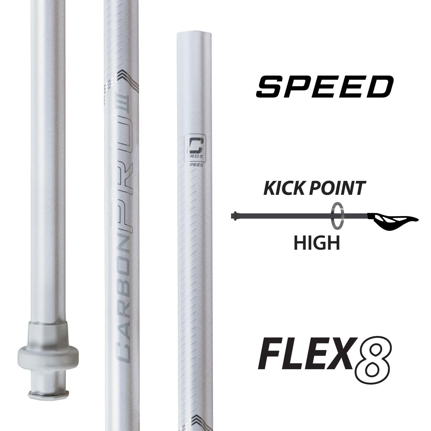 ECD Carbon Pro 3.0 Speed Composite Attack Lacrosse Shaft - Top String Lacrosse