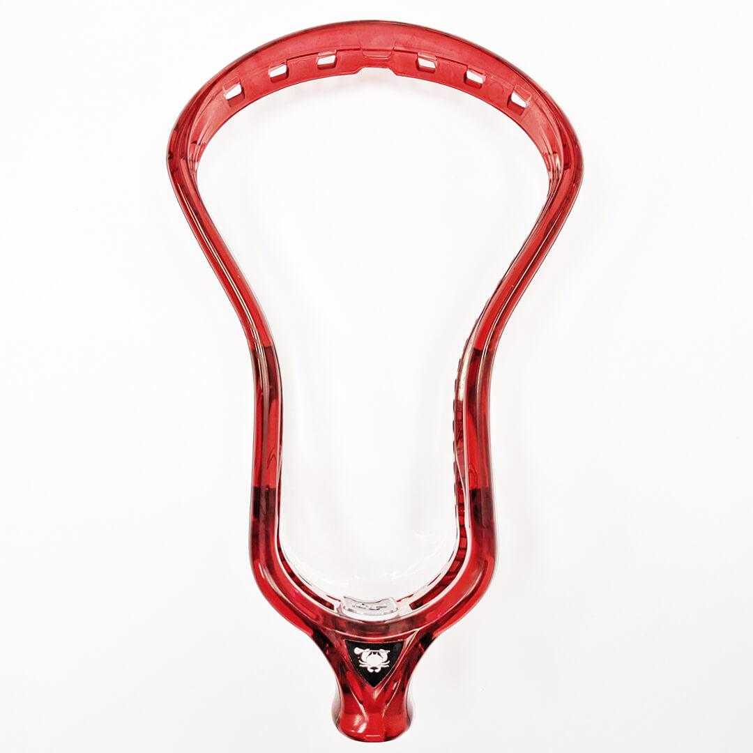 ECD Dyed Ion Lacrosse Head - Red - Top String Lacrosse
