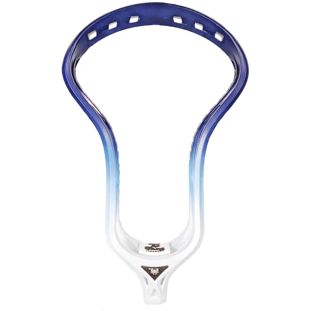 ECD Dyed Mirage 2.0 Lacrosse Head - Navy/Carolina/White - Top String Lacrosse