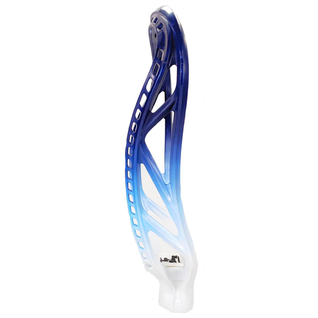 ECD Dyed Mirage 2.0 Lacrosse Head - Navy/Carolina/White - Top String Lacrosse