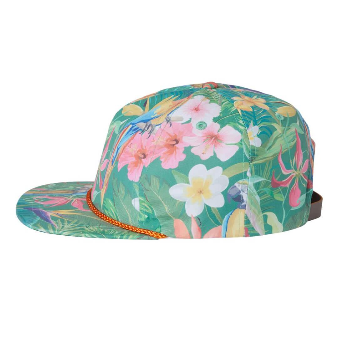 Top String Lacrosse Floral Hat - Orange - Top String Lacrosse