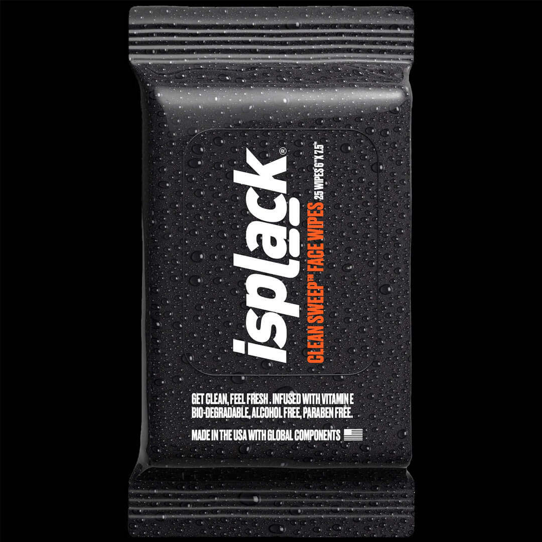 iSplack Clean Sweep Face Wipes - Top String Lacrosse