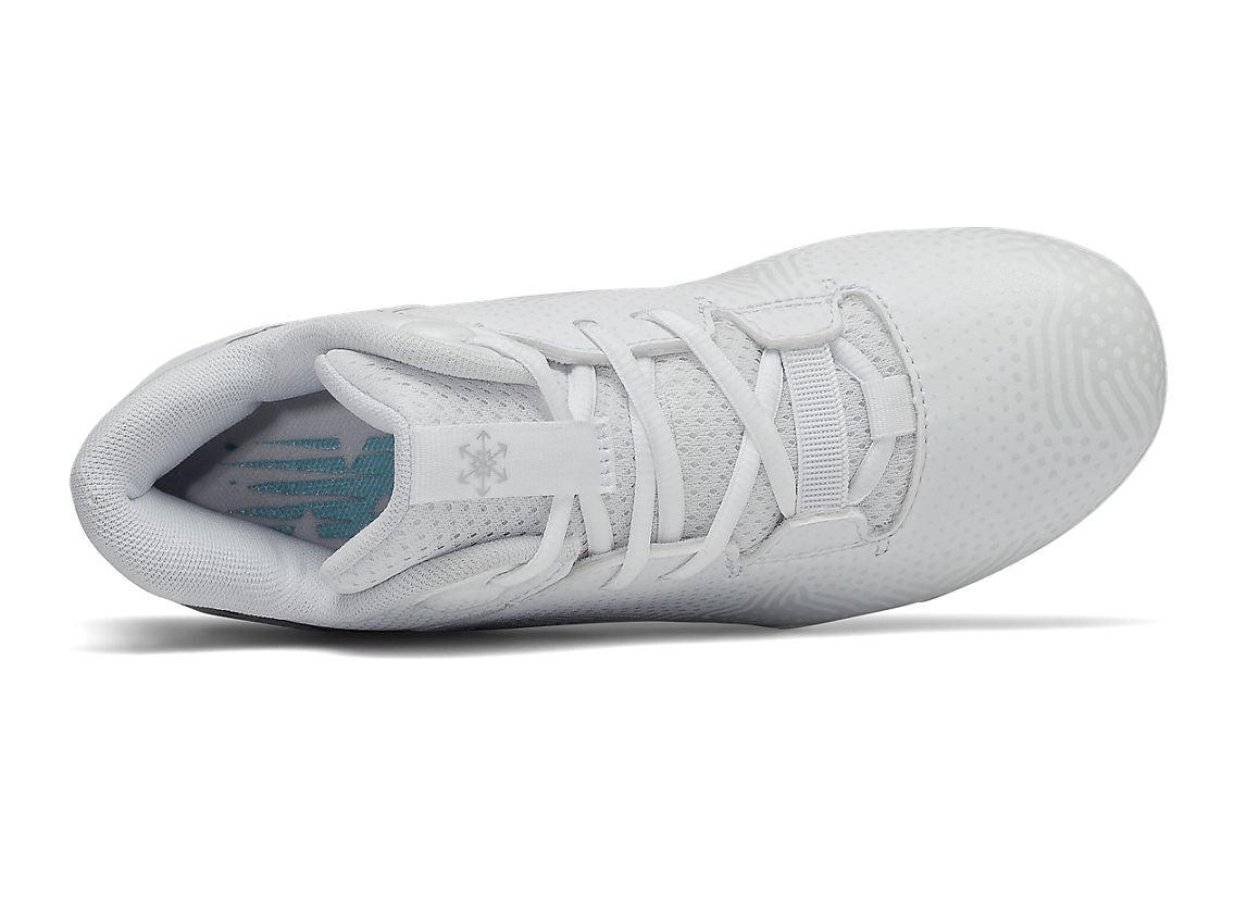 New Balance Freeze 3.0 Junior White Lacrosse Cleats - Top String Lacrosse