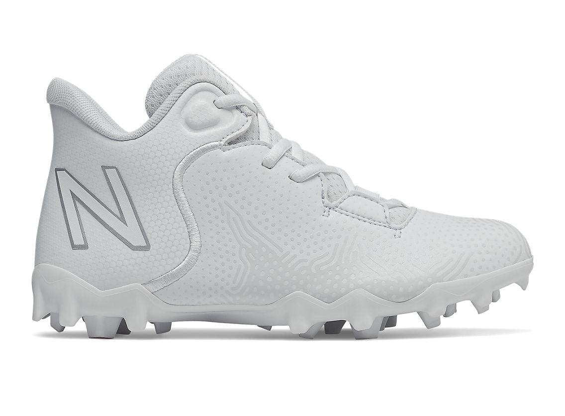New Balance Freeze 3.0 Junior White Lacrosse Cleats - Top String Lacrosse
