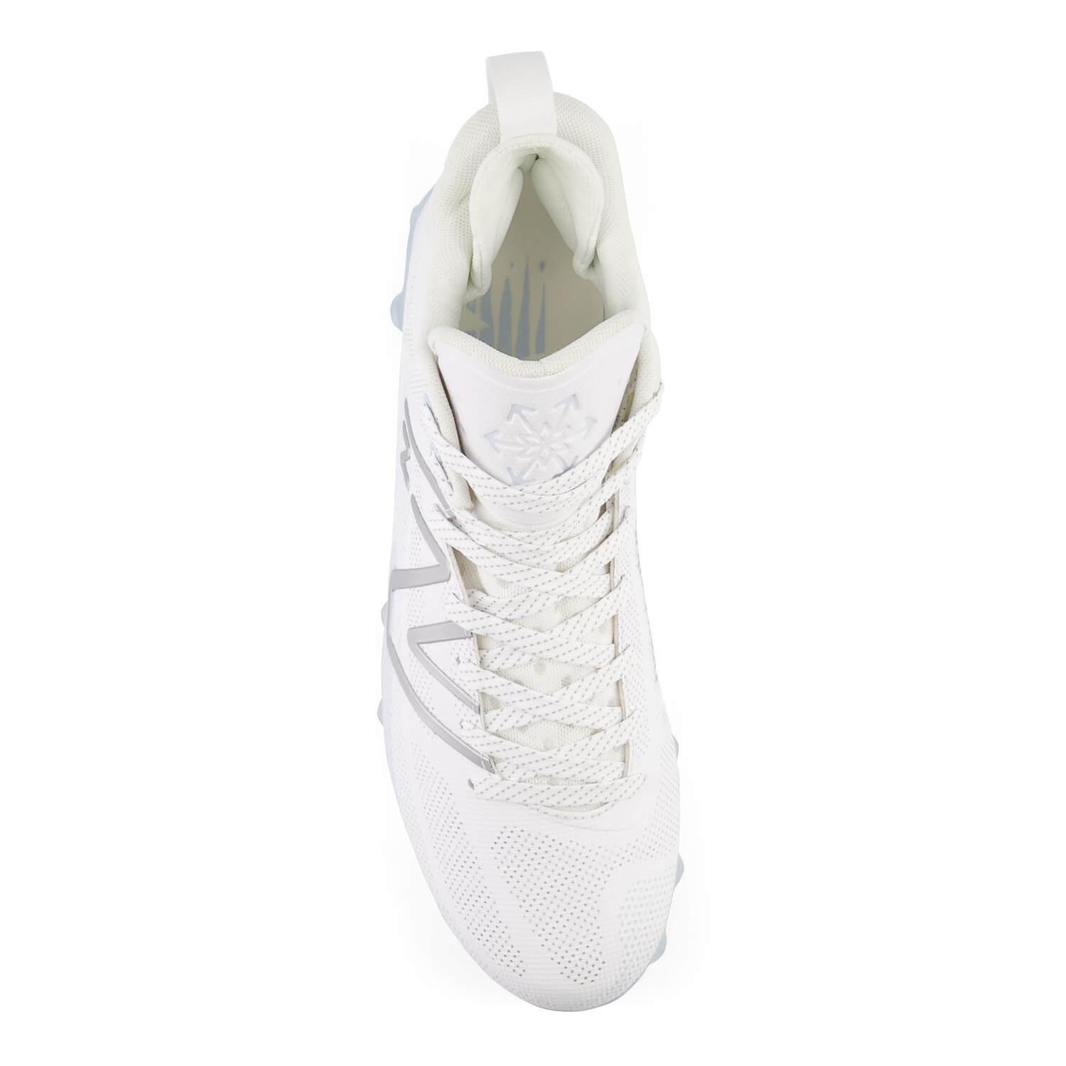 New Balance Freeze 4 Lacrosse Cleats - White - Top String Lacrosse