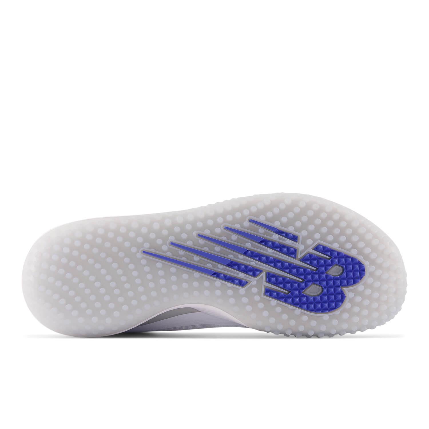New Balance Freeze 4 Turf Lacrosse Cleats - White - Top String Lacrosse