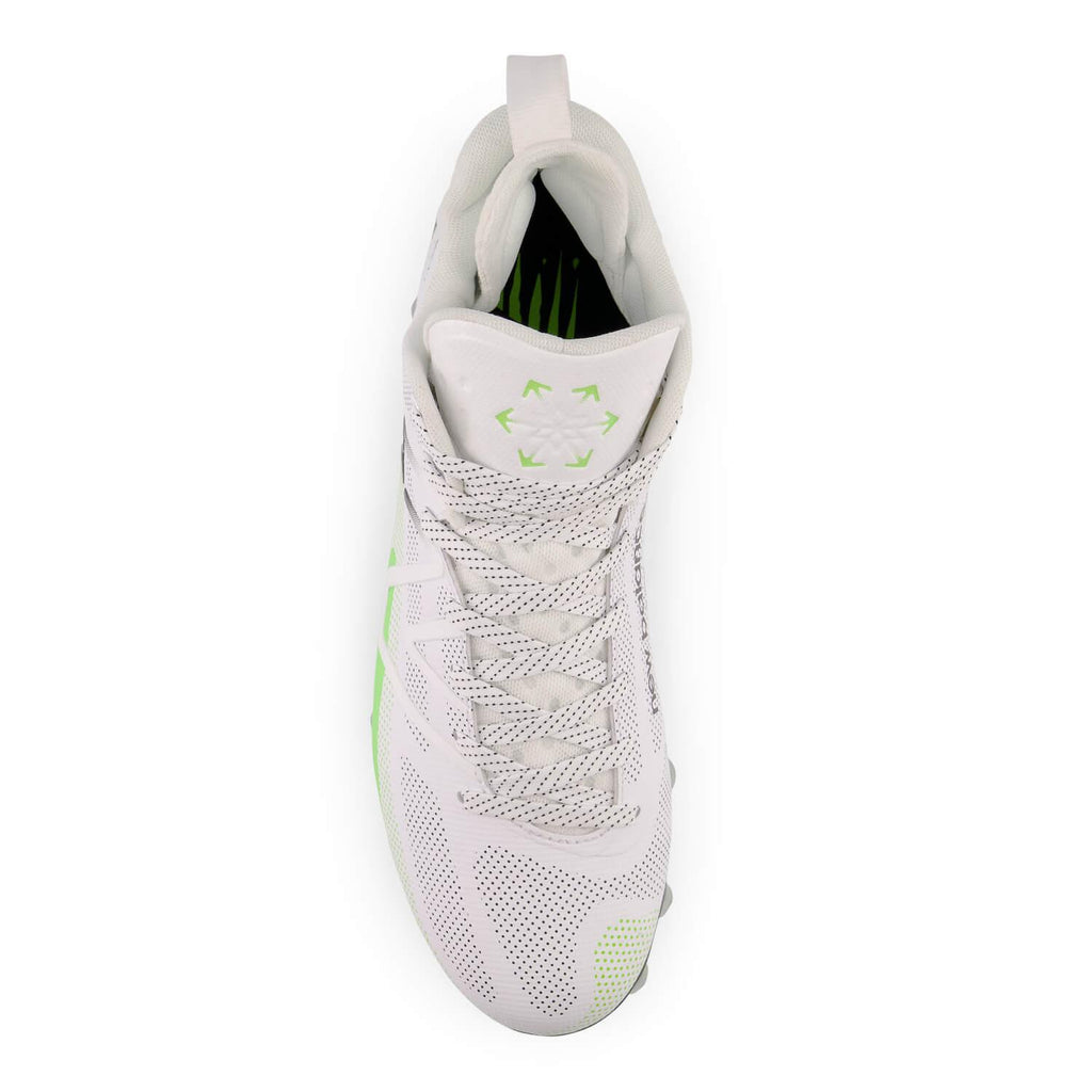 New Balance Freeze 4 White Neon Green/Black Lacrosse Cleats | Top ...
