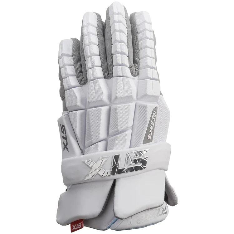 STX Surgeon RZR2 Lacrosse Gloves | Top String Lacrosse