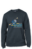 MYLA - Adult Premium Fleece Crewneck Sweatshirt (Navy and Grey)