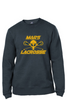 MYLA - Adult Premium Fleece Crewneck Sweatshirt (Navy and Grey)