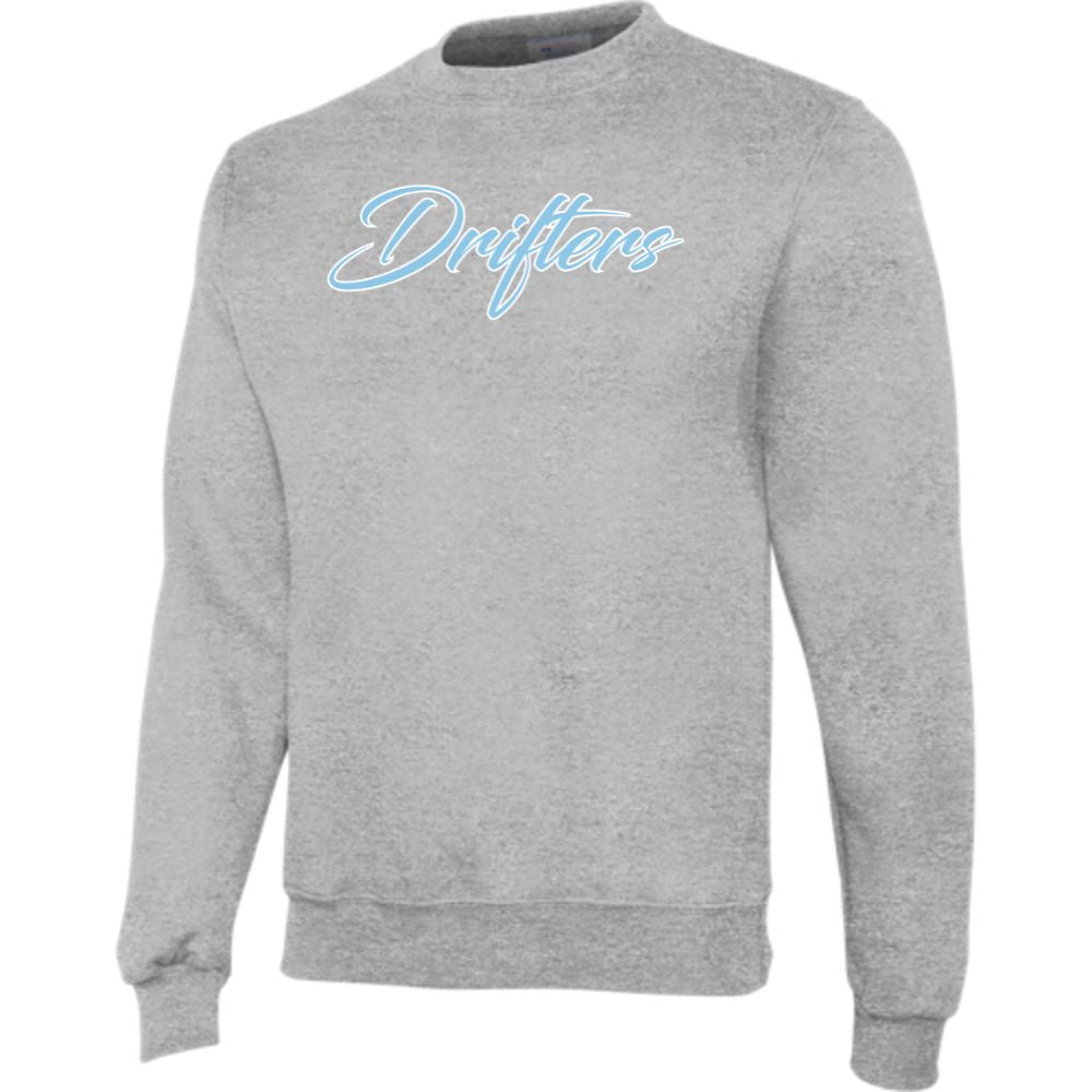 Drifters - Adult Champion Powerblend Crewneck Sweatshirt - Light Steel