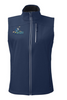 MYLA Men's Nautica - Wavestorm Soft Shell Vest (Navy and Grey)