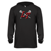 LT - Youth Performance Long Sleeve Hooded T-Shirt - Black