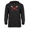 LT - Youth Performance Long Sleeve Hooded T-Shirt - Black - Top String Lacrosse