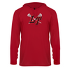 LT - Youth Performance Long Sleeve Hooded T-Shirt - Red