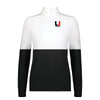 USC - Women's Team Quarter-Zip Pullover - Black/White