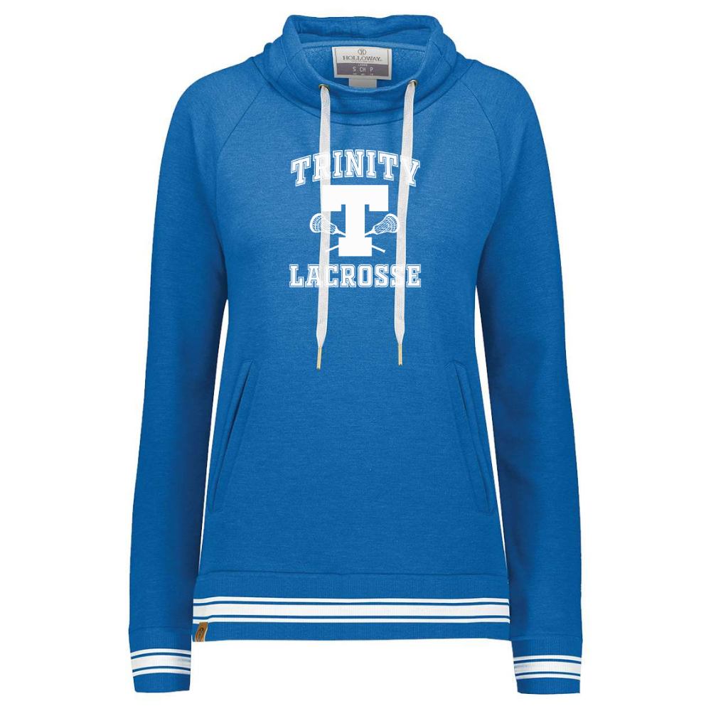 Trinity  - Women's Fleece Funnel Neck Sweatshirt - Royal