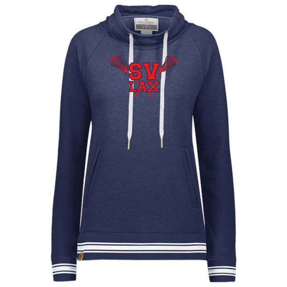 SVBYL - Women's Fleece Funnel Neck Sweatshirt - Navy