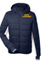 MYLA Men's Nautica - Nautical Mile Hooded Puffer Jacket (Navy and Grey)