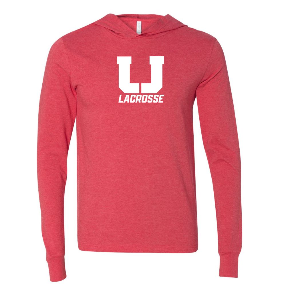 USC - Adult Long Sleeve Hooded T-Shirt - Red