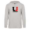 USC - Adult Performance Long Sleeve Hooded T-Shirt - Silver