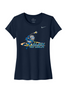 MYLA  Nike Women's Team rLegend Tee (Navy and White)