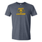 MYLA - Adult Soft T-Shirt - Heather Navy - Stick Logo - Top String Lacrosse
