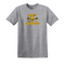 MYLA - Adult Soft T-Shirt - Grey - Stick Logo - Top String Lacrosse