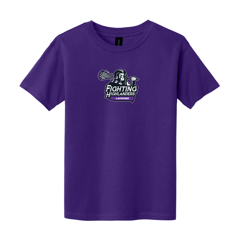 BYL Youth Lacrosse Soft T-Shirt - Purple