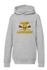 MYLA Youth Triblend Fleece Hooded Sweatshirt (Grey and Black Triblend)