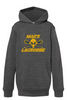 MYLA Youth Triblend Fleece Hooded Sweatshirt (Grey and Black Triblend)