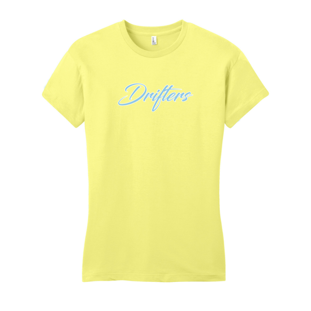 Drifters Women's Lacrosse Soft T-Shirt - Yellow