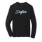 Drifters Adult Lacrosse Long Sleeve Shirt - Black