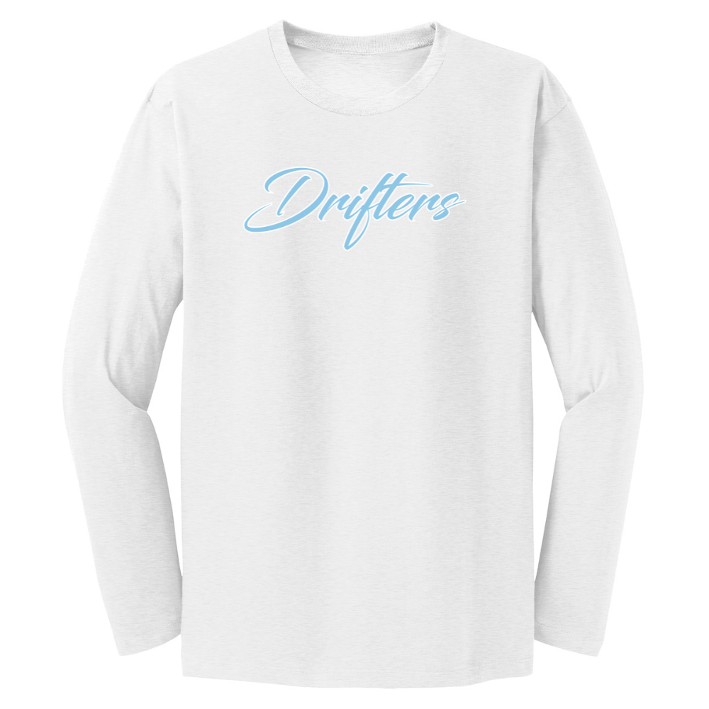 Drifters Adult Lacrosse Long Sleeve Shirt - White