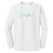 Drifters Adult Lacrosse Long Sleeve Shirt - White