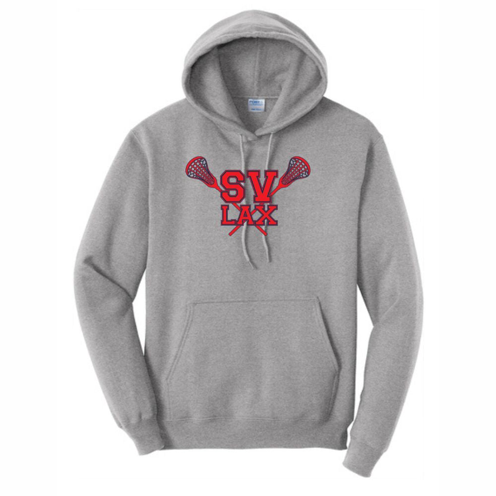 SVBYL - Adult Core Fleece Pullover Hooded Sweatshirt - Light Steel