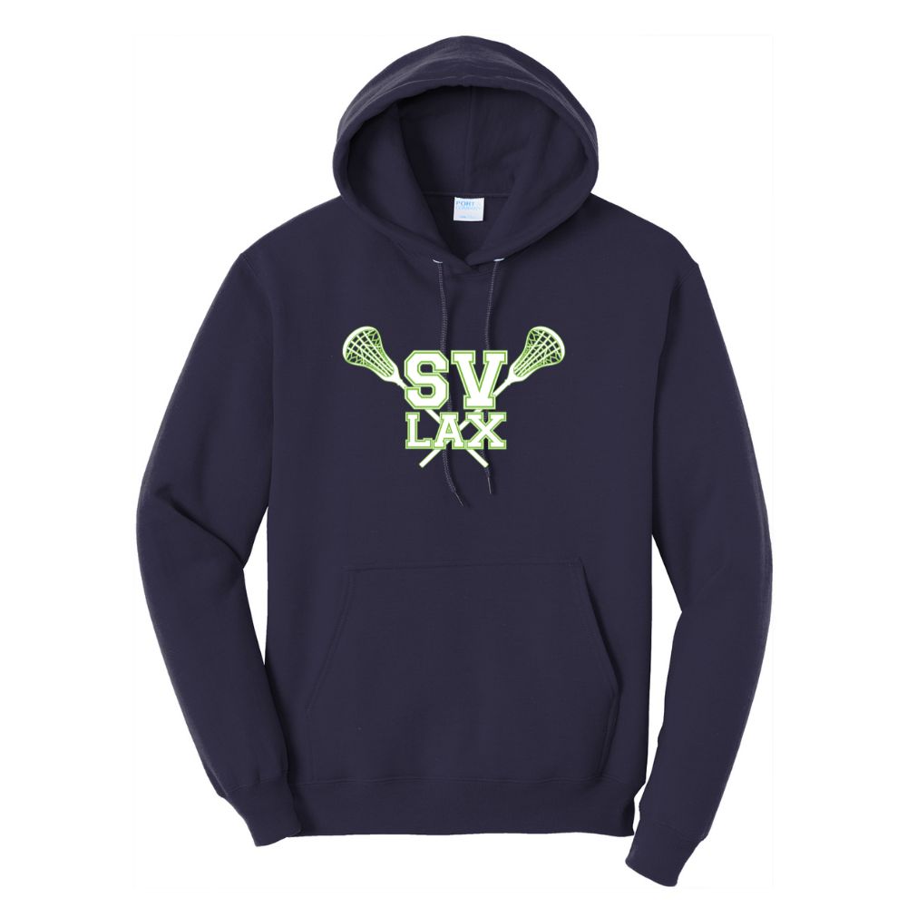 SVGYL - Adult Core Fleece Pullover Hooded Sweatshirt - Navy