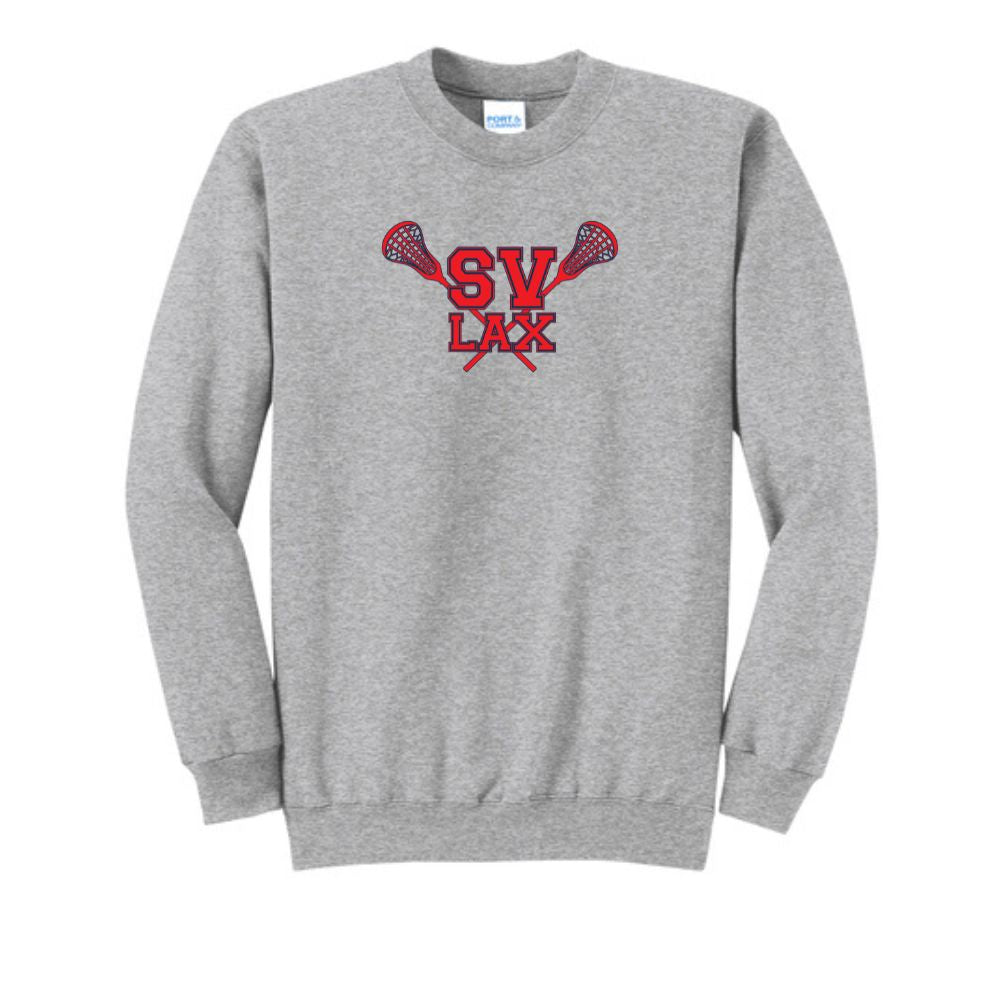 SVBYL - Adult Core Fleece Crewneck Sweatshirt -Light Steel