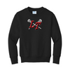 LT - Youth Core Fleece Crewneck Sweatshirt - Black