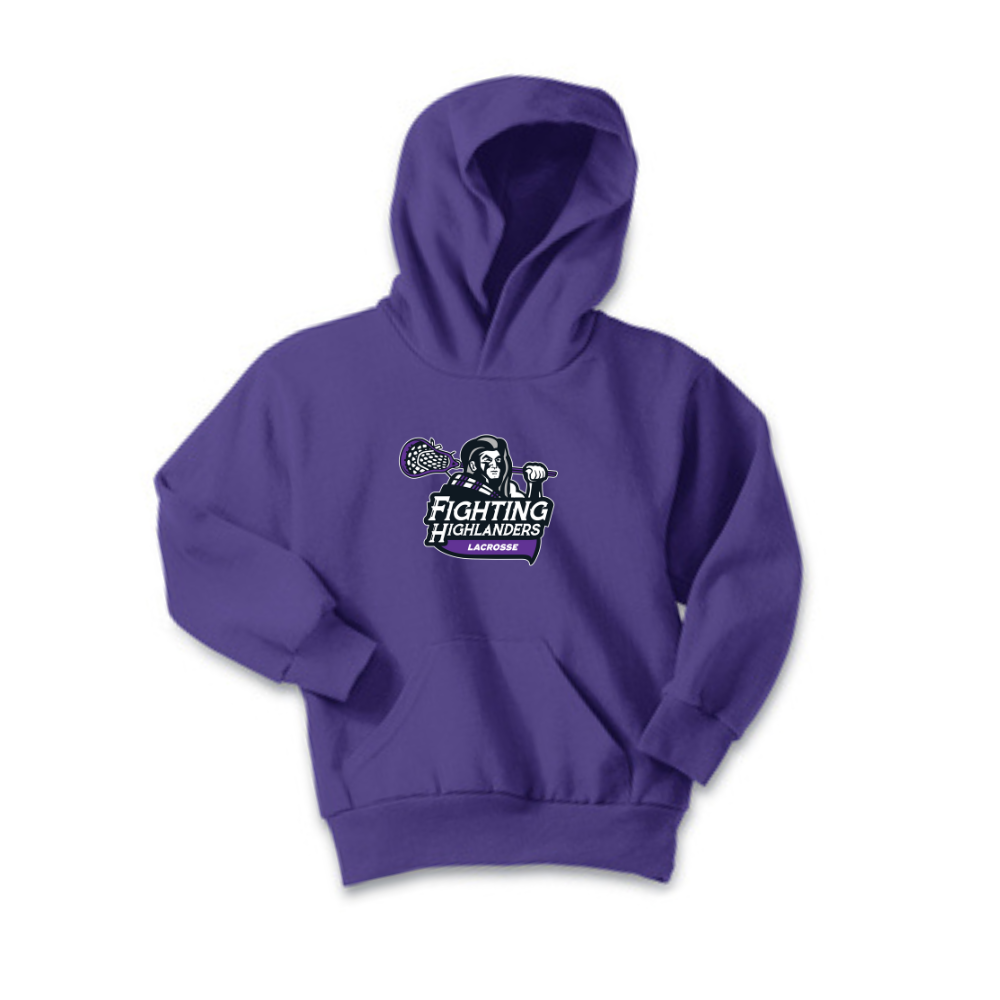 BYL Youth Lacrosse Core Hoodie - Purple