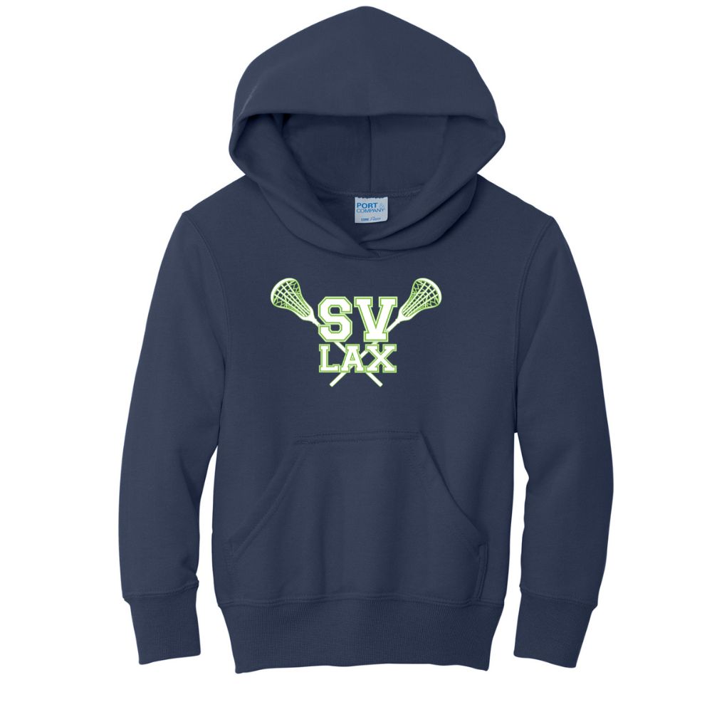 SVGYL - Youth Core Fleece Pullover Hooded Sweatshirt - Navy
