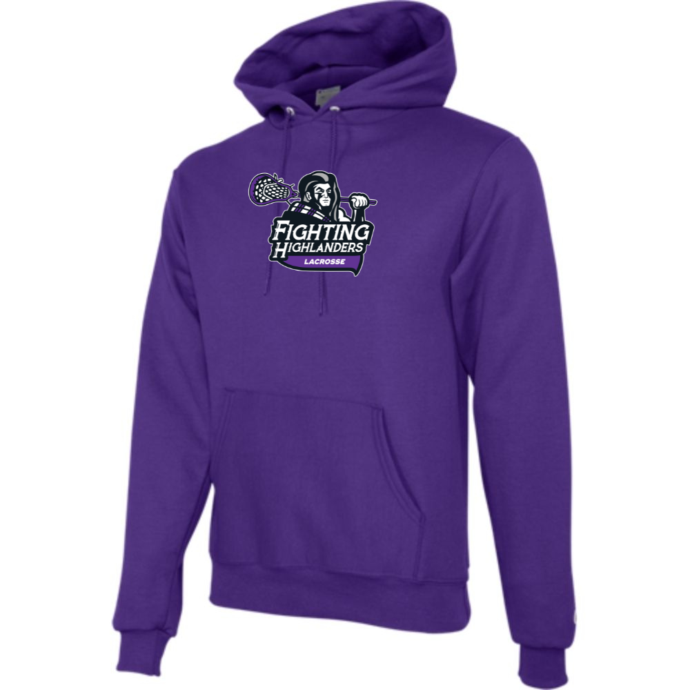 BYL Adult Champion - Powerblend Hooded Sweatshirt - Purple