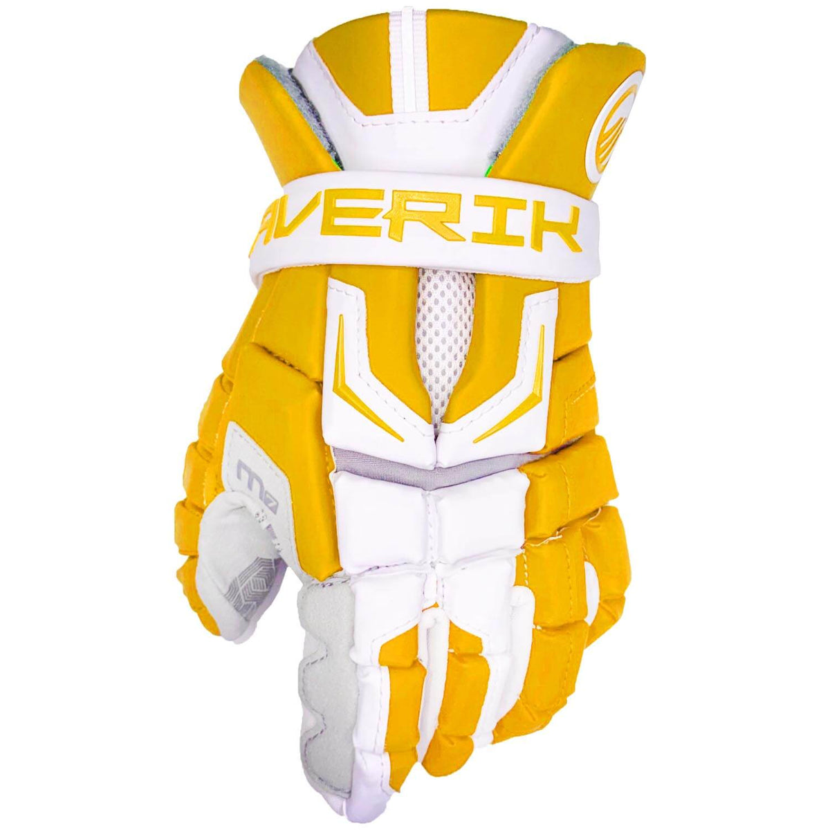 Maverik M7 Limited Edition Color Lacrosse Gloves Athletic Gold | Top String Lacrosse