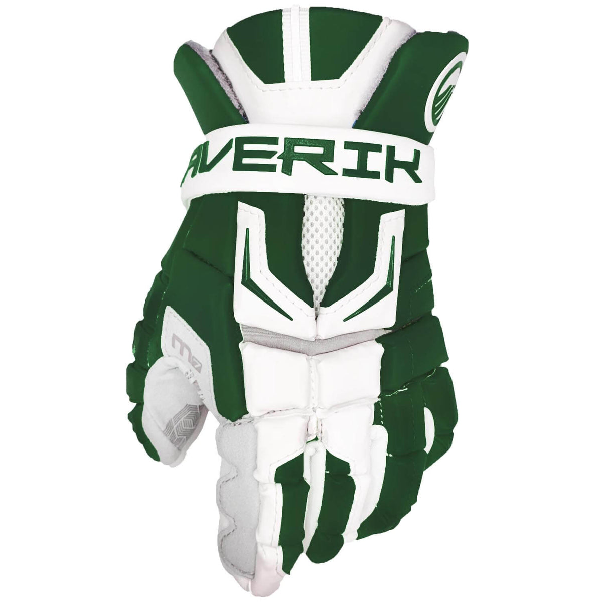 Maverik M7 Limited Edition Color Lacrosse Gloves Forest Green | Top String Lacrosse