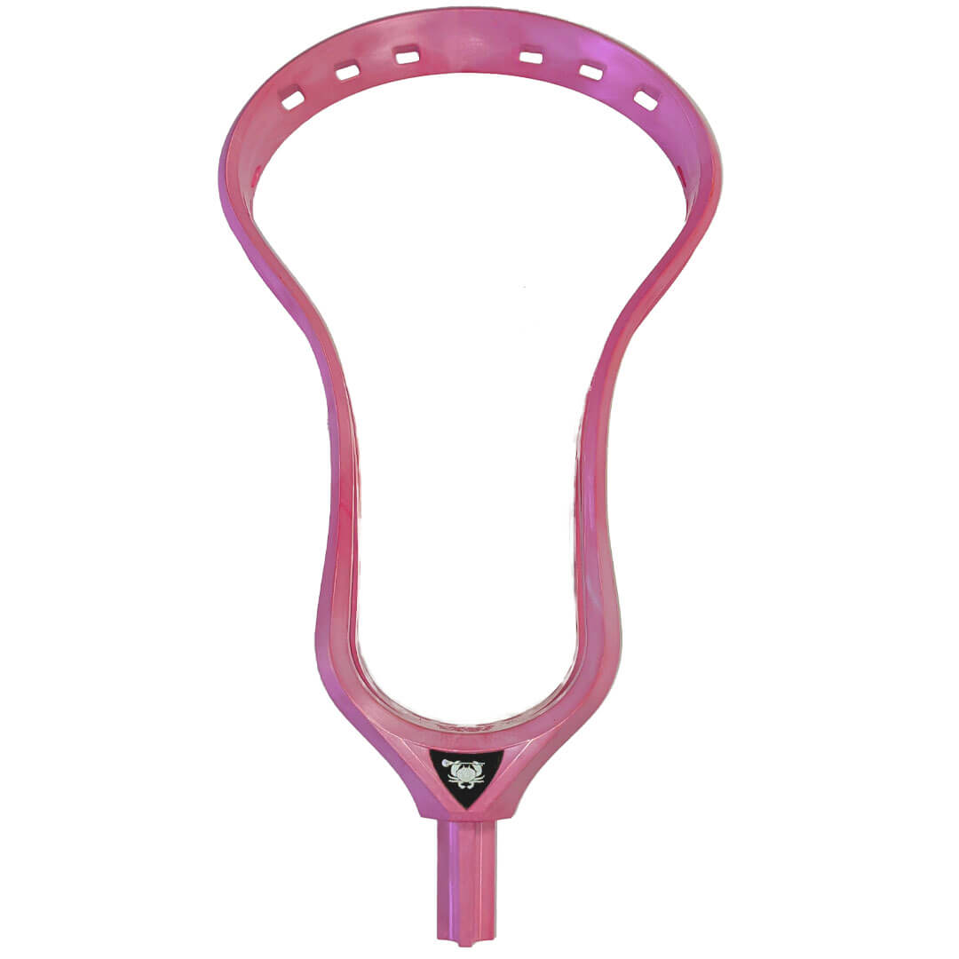 ECD Dyed Weapon X Lacrosse Head - Pink - Top String Lacrosse